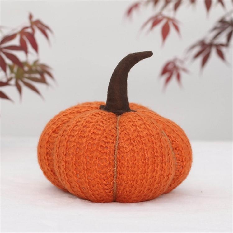 Colorful Thanksgiving Pumpkin Cotton Fabric Pumpkin Artificial Harvest Decorative Pumpkin