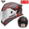 DOT 3C Certified Full Face Motorcycle Helmet Men Women All-Season Riding Safety Gear With Multiple Visor Options