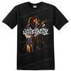 Aerosmith Rock Band T Shirt W/ Guitarist Singer Vintage Concert Graphic Art Tee