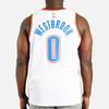 Nike X NBA Russell Westbrook Association Edition Ärmelloses Basketballtrikot Weiß 864437-100