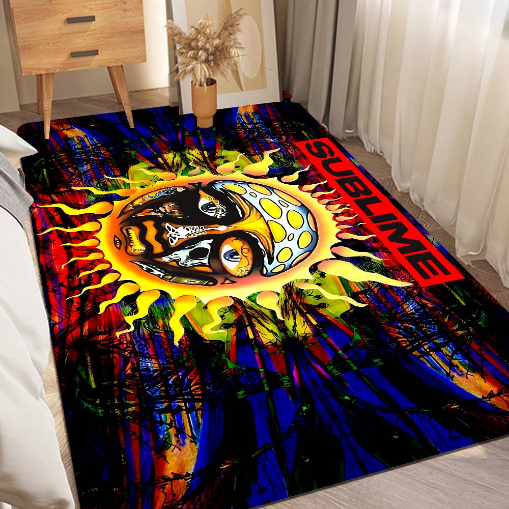 Sublime Band Floor Mat Rectangle Anti-slip Home Soft Badmat Front Door Indoor Outdoor Mat el Decor Mat