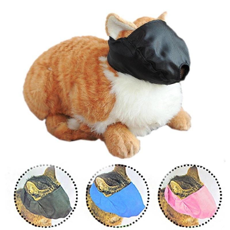 Регулируемая морда для кошек, черный нейлон, быстросъемная, моющаяся, намордник, грумер S