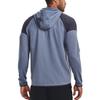 Under Armour Rush All Purpose Fz Solid Logo Print Sports Casual Hooded Jacket Men Jacket Purple 1373719-767