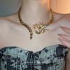 Fashion Open Collar Women's Necklace Light Luxury Minority Clavicle Chain Women's Fancy 2025 New Arrival Best Selling Necklace Accessories