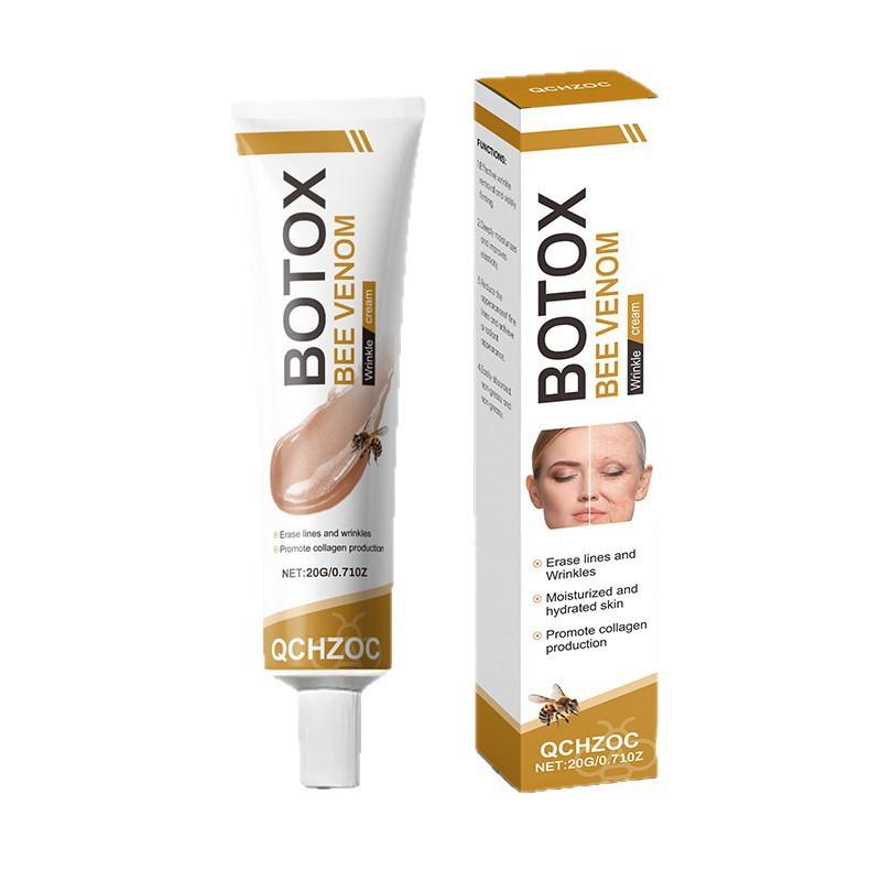 Bee Venom Anti Wrinkle Face Cream Deep Hydration and Skin Firming Treatment, Fast Absorbing Wrinkle Reducer for Youthful Glow