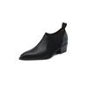 Fashion 2025 Autumn New Women's High Heels Knitted Shallow Mouth Single Shoes Female Comfortable Thick Heel Women's Shoes Zapatos Mujer