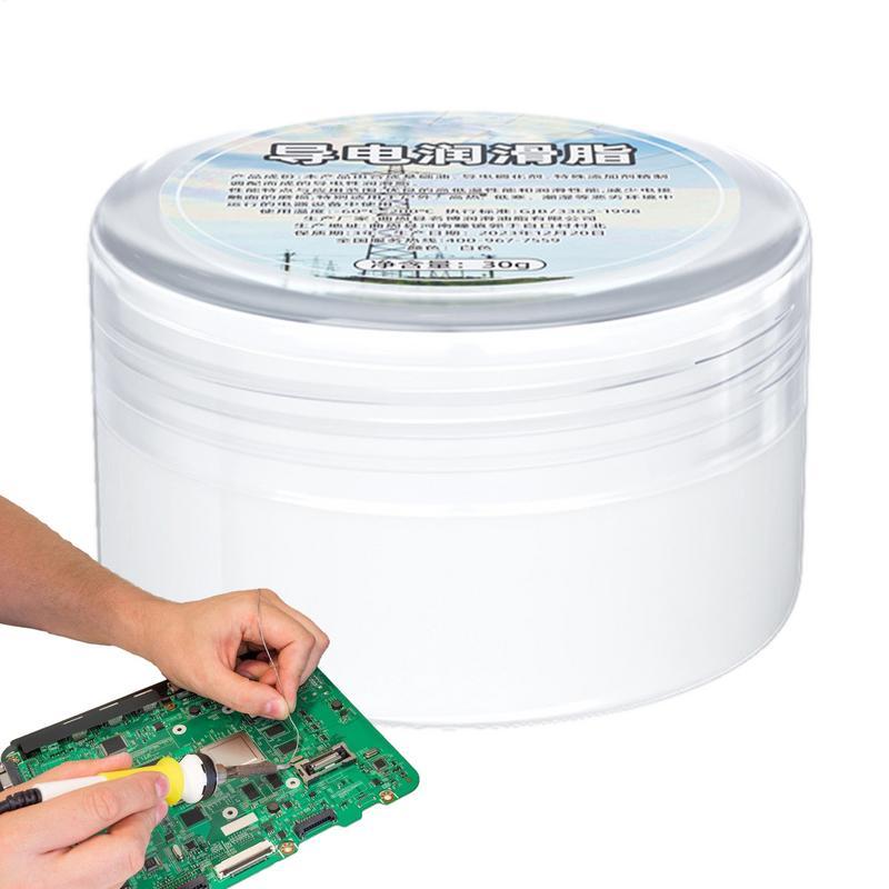Electrical Contact Grease 30g Multi-Function Grease Electrical Dielectric Gel Improves Current Electronics Lubricant