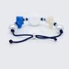 Smile Color Acrylic Motif Bead Knot Thread Bracelet