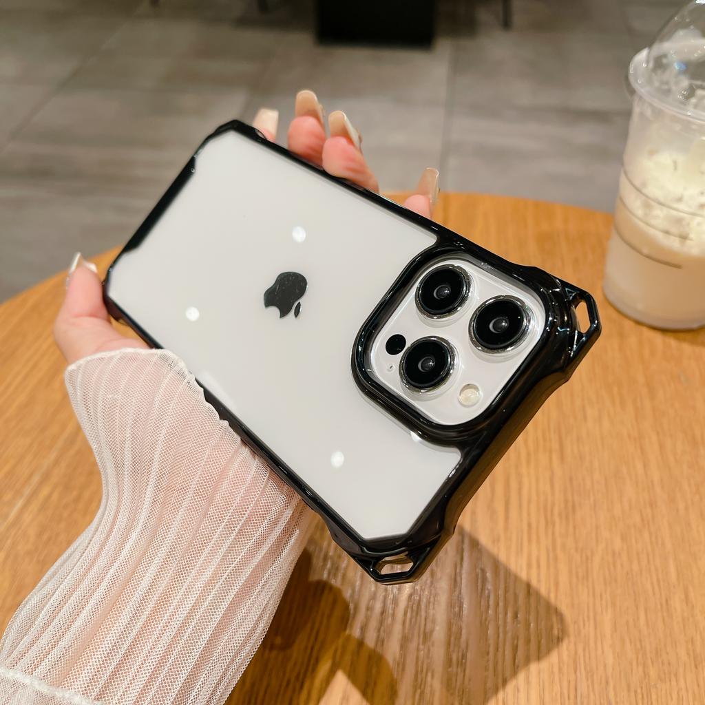 Four Corner Airbag Clear Phone Case For Apple iPhone 17 16 15 14 13 12 11 Pro Max Soft TPU Transparent Cover Protective Shell
