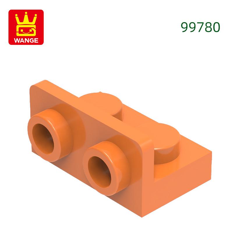 186 Stück/Los 99780 Winkelstein 1 x 2 - 1 x 2 Umgekehrter Stein Moc Farbige Zubehörteile Kompatibel mit Stein Kinder Spielzeug Bausteine