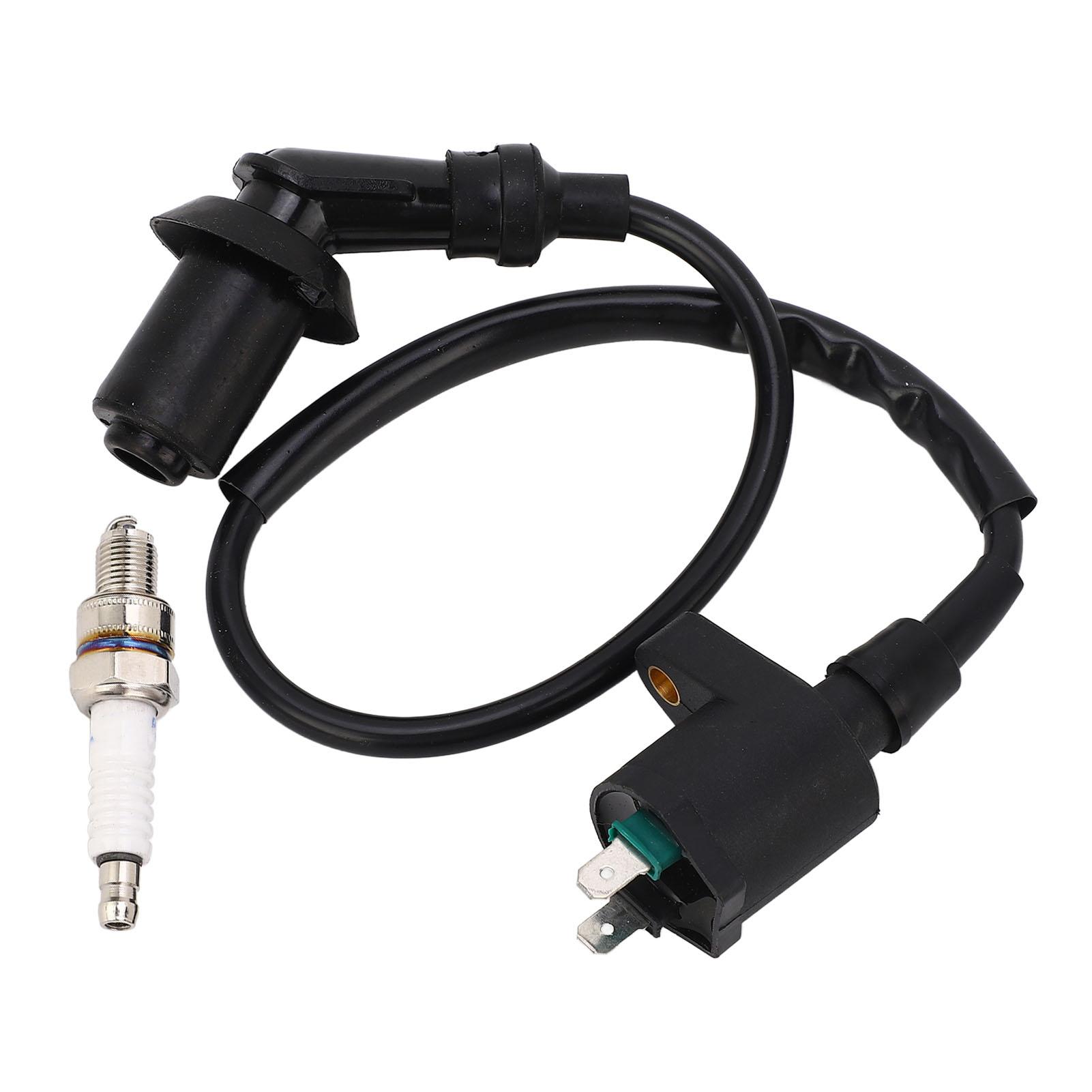 

9 мм Мотоциклетная катушка зажигания Стабильная Высокопроизводительная Катушка Зажигания со Свечой Зажигания Замена для