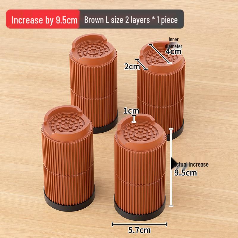 Universal Anti-Slip Vibration-Reducing Base Pad for Washing Machines & Refrigerators, Adjustable Height Stand