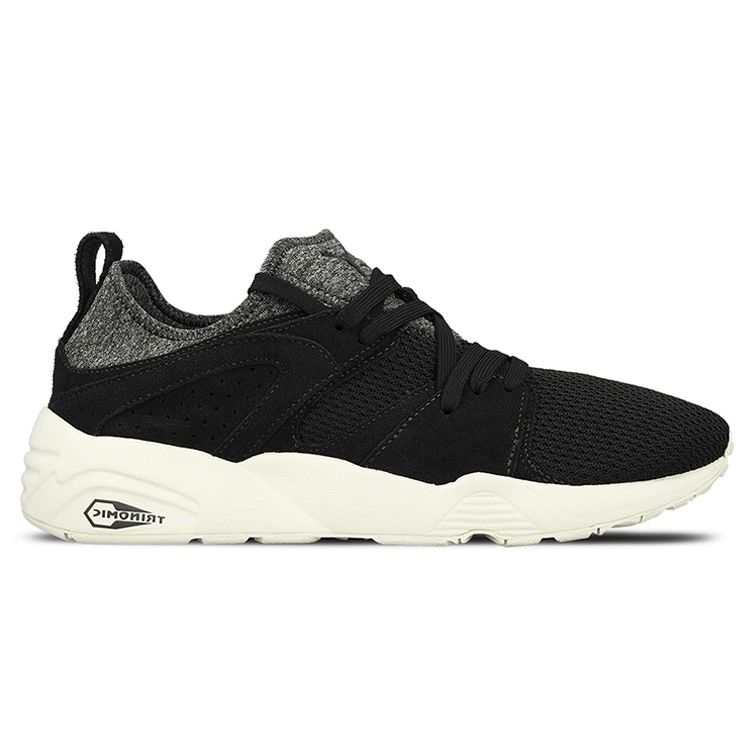 Puma Blaze Ct Retro Versatile Shock Absorbing Breathable Quick Dry Mid-Top Lifestyle Casual Shoes Men Casual Shoes Black 363749-01