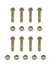 Reliable 8 Pack Shear Bolts and Nuts Set for ST524 ST624 ST724 Equipment Easy Installation with Secure Tightening Mechanism