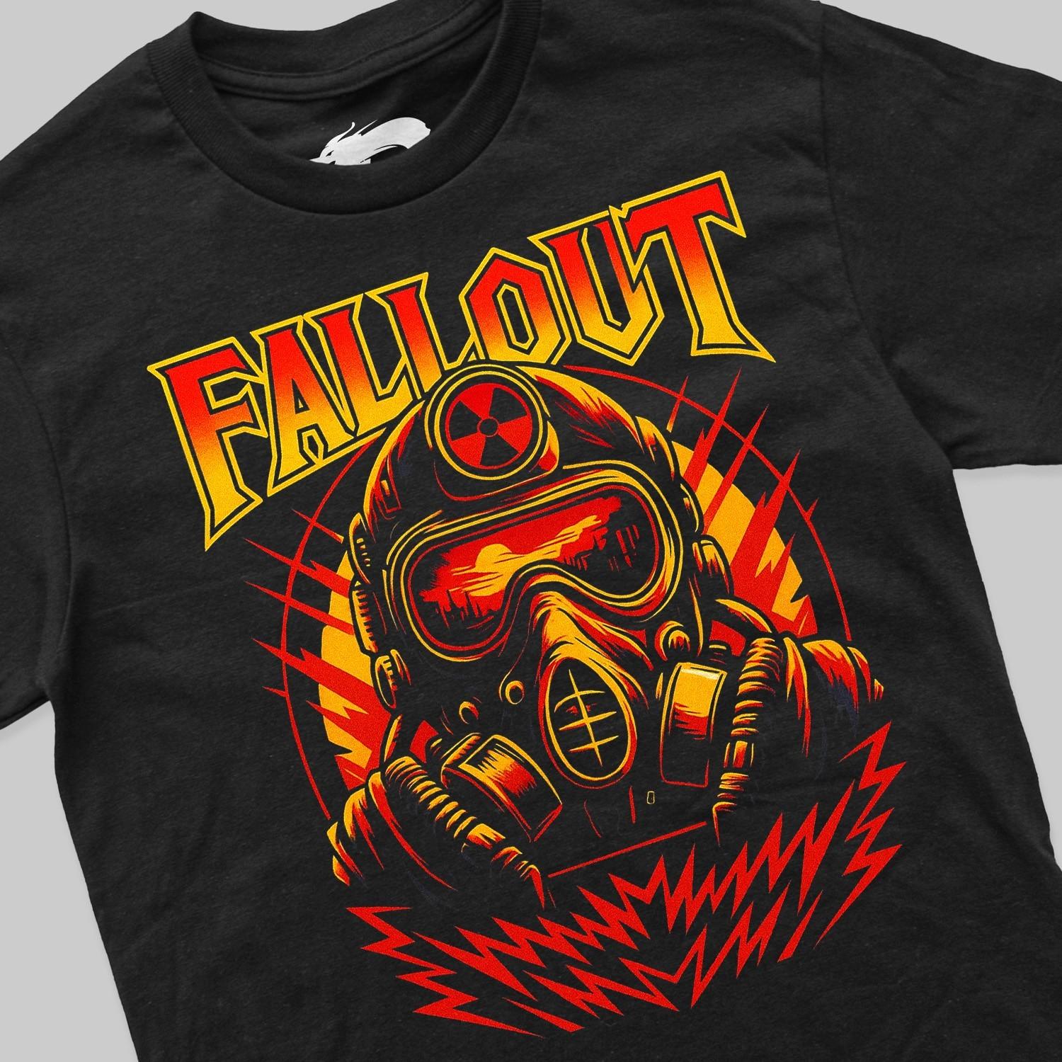 Fallout Print T-Shirt Mens Womens Tees Top - Gaming Desktop Gaming Steam Steamdeck Gamer Accessories S