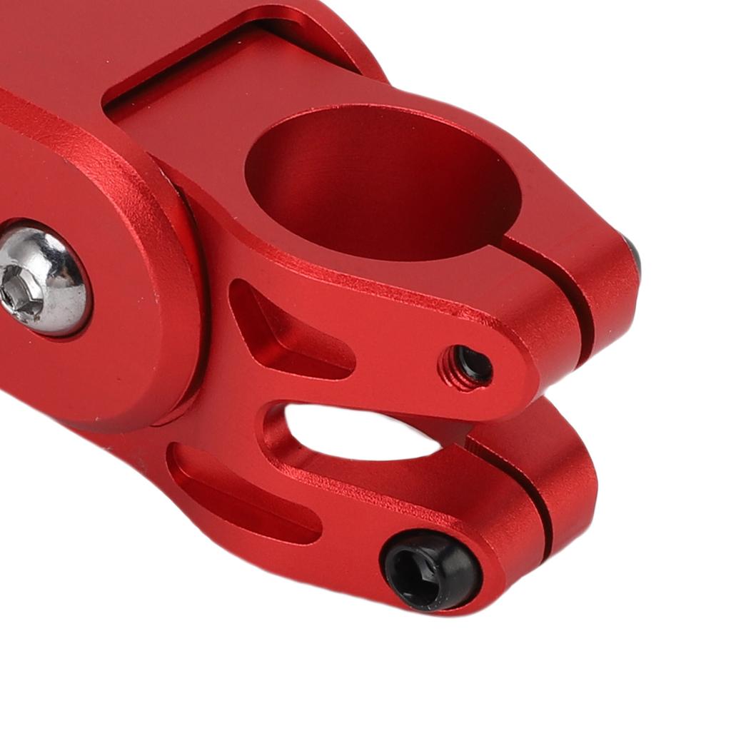 Handlebar Stem Bike Stem Bike Stem Red Aluminum Alloy Shock Absorbing Handlebar Stem for Mountain Bike Road Bike
