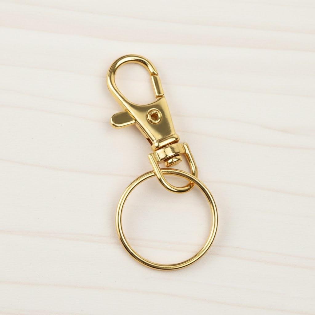 

1Pack Premium Metal Lanyard Hook Snap Buckles 10Pcs Keychain Connectors DIY Craft Supplies
