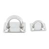 Stainless Steel Pad Eye Plate Square Hook Bracket for Boat Marine Equipment Sailing Shade Sail Yacht Accessories