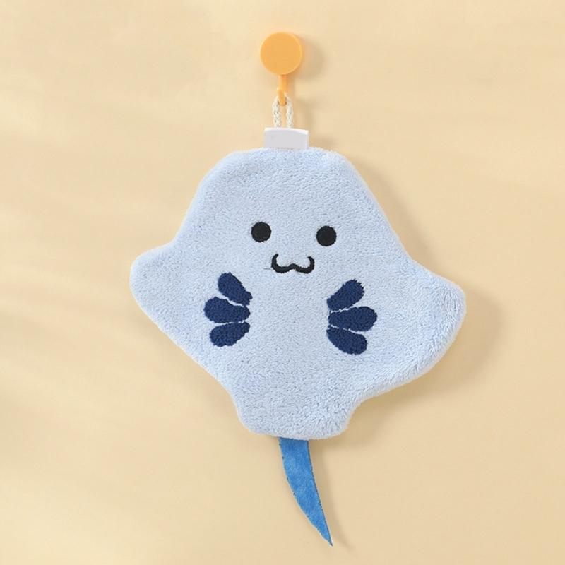 Animal Lover Essential Soft Corals fleeces Hanging Hand Towel Fast Absorbing and Easy to Cleans for Bathroom Kitchen