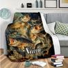Fishing Enthusiasts Customize Your Name Blanket Warm Comfortable And Soft Blankets Are Suitable For Home Lunch Break Blanket Office Sofa Sofa Gift To