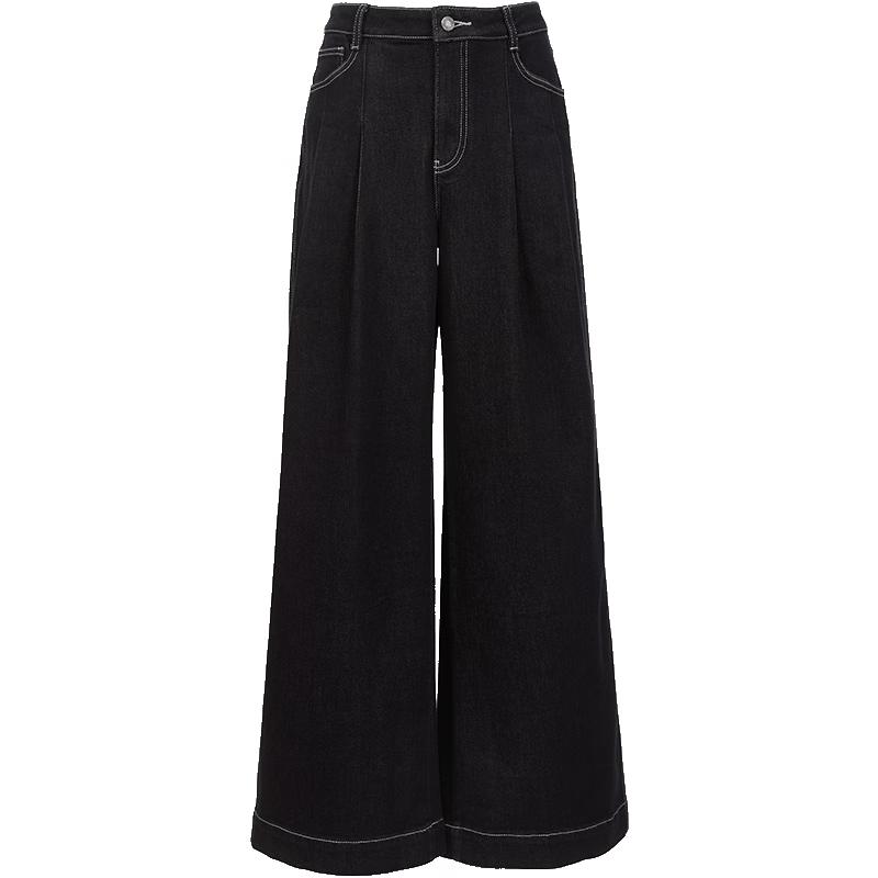 

VEROMODA Women s 2025 Autumn High-Waist Wide-Leg Jeans L