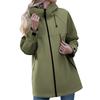 Women's Solid Color Long Sleeved Hooded Outdoor Suit Windproof And Waterproof Thin Jacket
