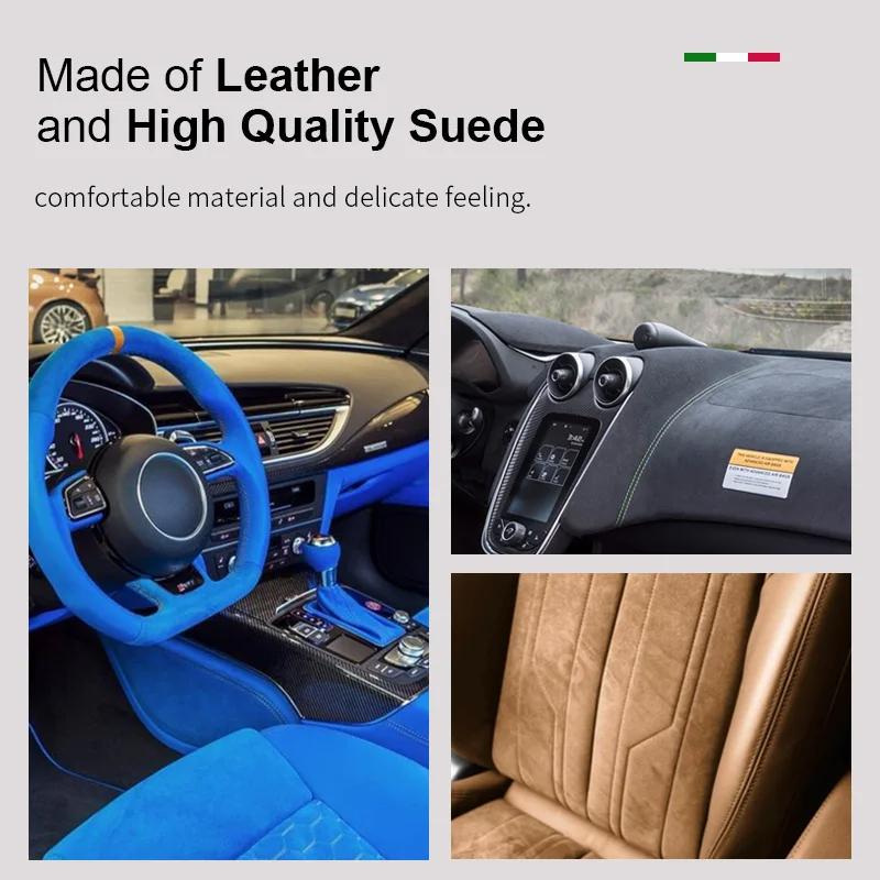 Lederen Suède Autosleutelhoes Cover Shell voor Mercedes Benz A B C E S G Klasse W204 W205 W212 W213 W176 W177 GLC CLA AMG Accessoires