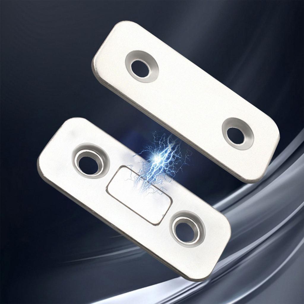 Strong Magnetic Cabinet Door Catch Drawer Latch Ultra Thin Hidden Cabinet Catch Cupboard Cabinet Door Closer Punch-free