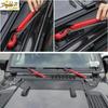 4PCS For 2018-23 Jeep Wrangler JL ABS Red Look Front Window Wiper Cover Trim New