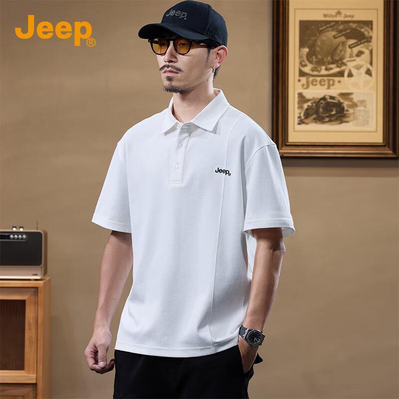 Jeep Men's Soft Breathable Short-Sleeve Polo
