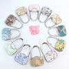 New Foldable Handbag Hook Lovely Design Portable Purse Hanger Holder Alloy Material Cute Shape Folding Bag Hook Home Decoration