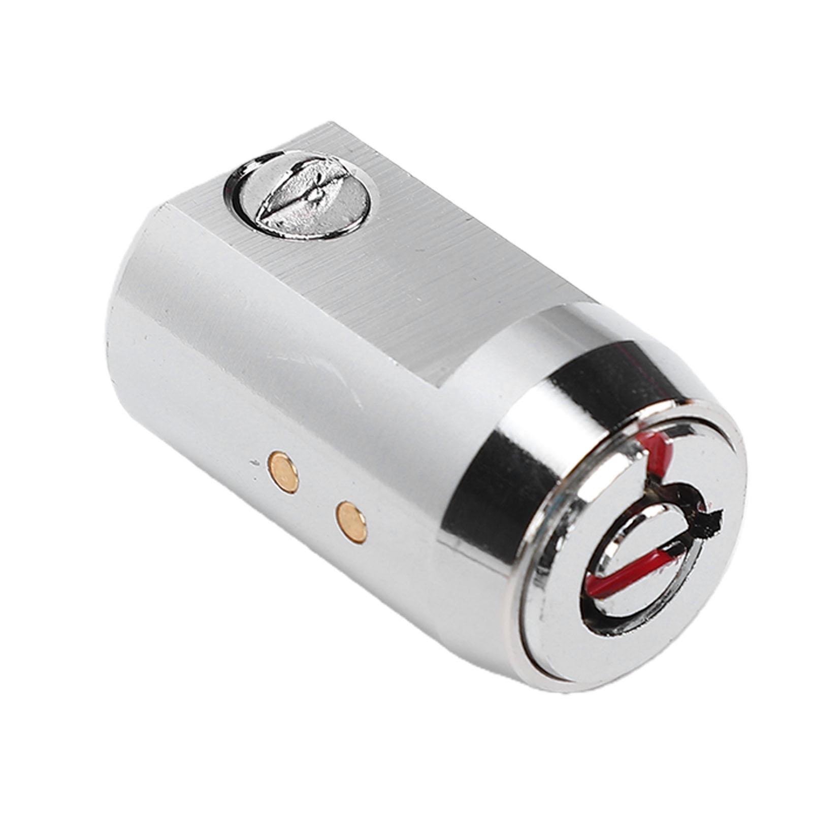 19,5 mm Heavy Duty Roldeur Cilinderslot, Opberg Cilindersloten, Cilindrisch Mechanisme Druksloten met 3 Aluminiumlegering Sleutels voor Opbergunit