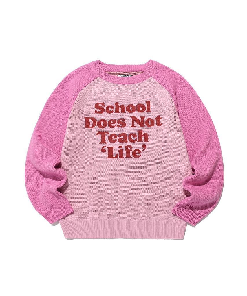 ISTKUNST Does Not Teach Knit_Pink(Ik2Efmk604A)