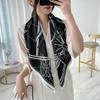 Spring square scarf silk scarf French retro women's simple and versatile foreign style fashion temperament twill silk scarf batch