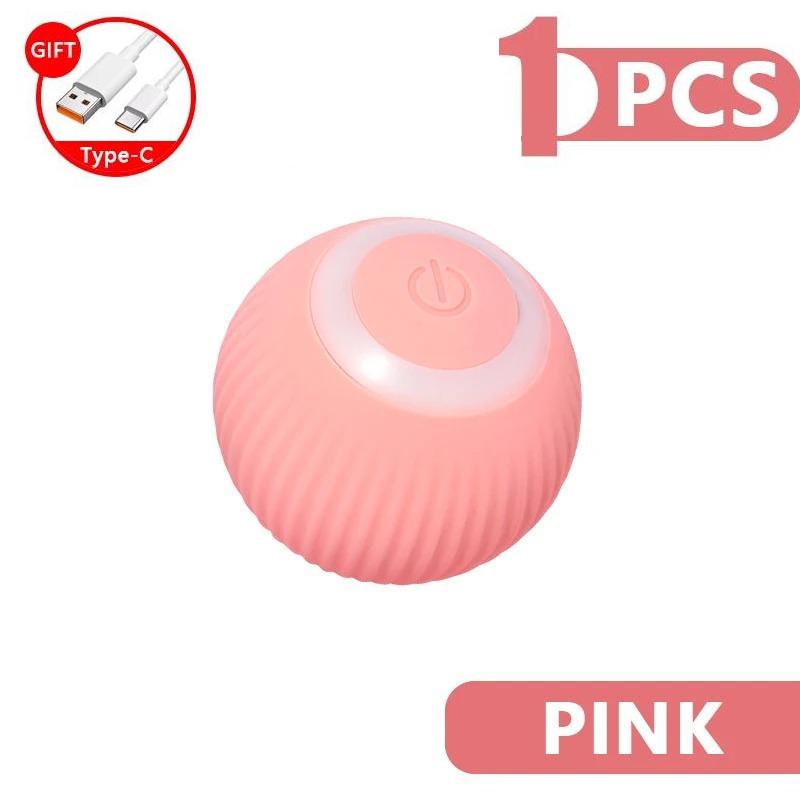 Interaktiver Katzenball, intelligentes Katzenspielzeug, elektronisches interaktives Katzenspielzeug für den Innenbereich, automatisch rollender magischer Ball, Katzenspielzubehör