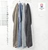 Towel Lab Imabari Certified Bath Set of Made In Premium Cotton One's Towels, 2, Japan, Hotel-Quality, Soft-Twisted, 100% (Off-Black)