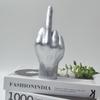 Resin Ornaments Of Middle Finger Statue Upright Middle Finger Arts Crafts Desktop Gesture Figurine Sculpture Living Room Dec
