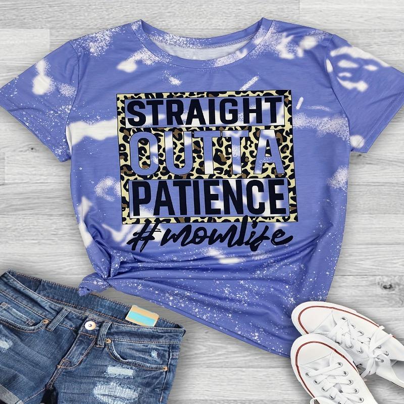 T-shirt casual da donna a maniche corte