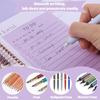 300 Sheets Colorful Note Paper 6x4Inch Wide Lined Note Pad Adhesive Note Paper Pocket Notepads for Writing Noting