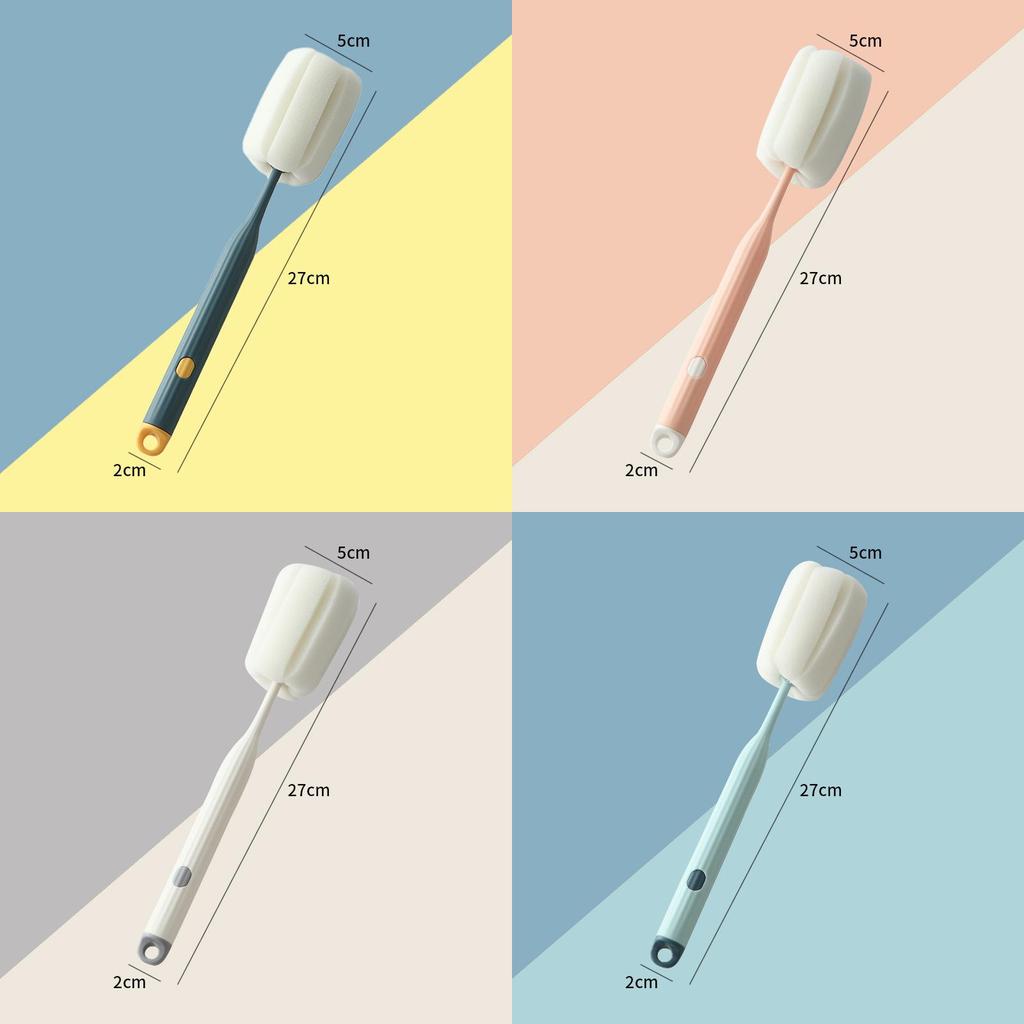 Tassen Schwammbürste Langer Griff Multifunktional Für Haushalt Tee Reinigung Flasche