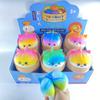Tpr Flour-Filled Unicorn Steamed Bun Squishy, Colorful Dumpling Blind Box, Slow Rising Stress Relief Fidget For Adults