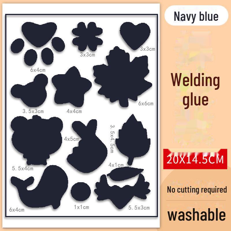 Autocolante cu patch-uri colorate cu desene animate: Reparații autoadezive, fără cusături, fără cusături pentru jachete și haine