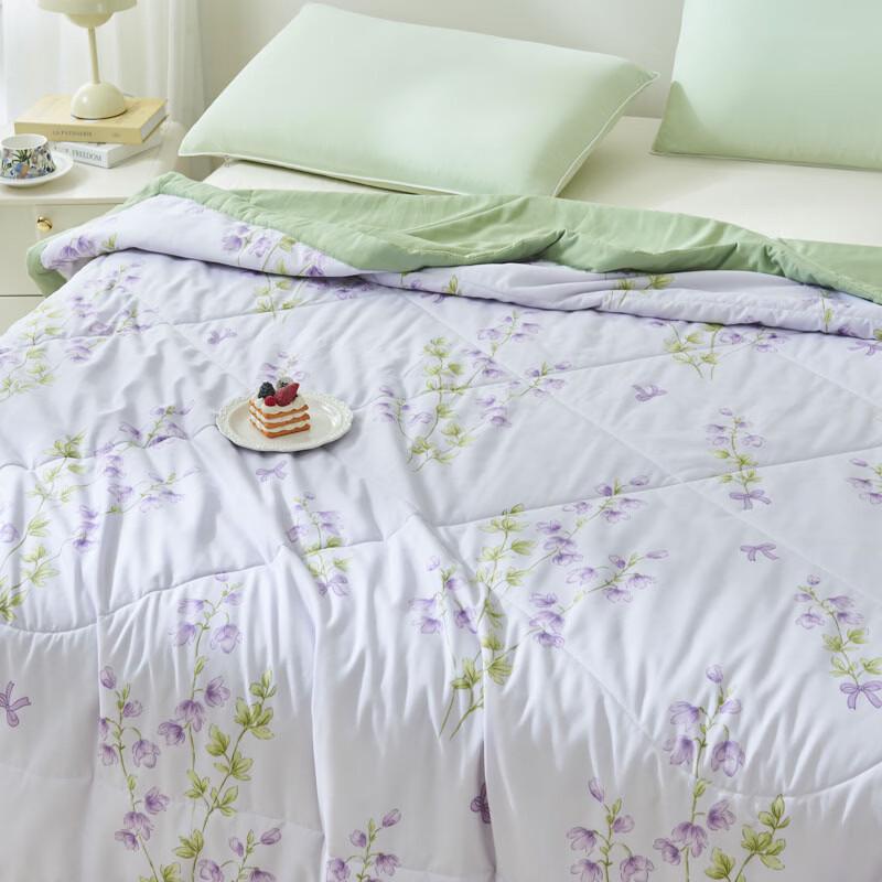 ROMROL Elegant Floral Cooling Summer Quilt