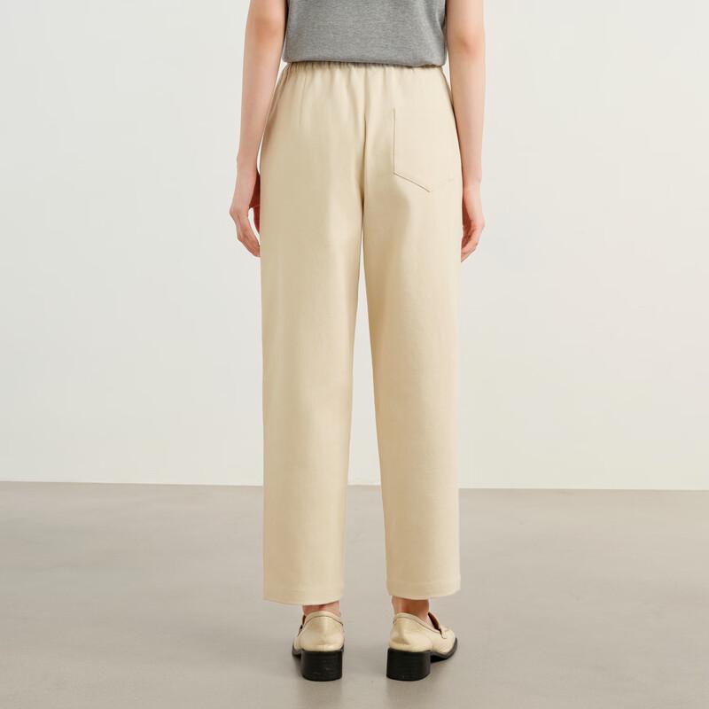 Elva' Island Women's High-Waisted Straight Casual Trousers