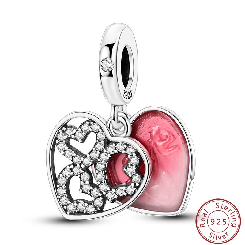 Red Copper Pomegranate Lipstick Apple Ladybug Playing Cards Charms Beads 3Mm Diy Fine Jewelry