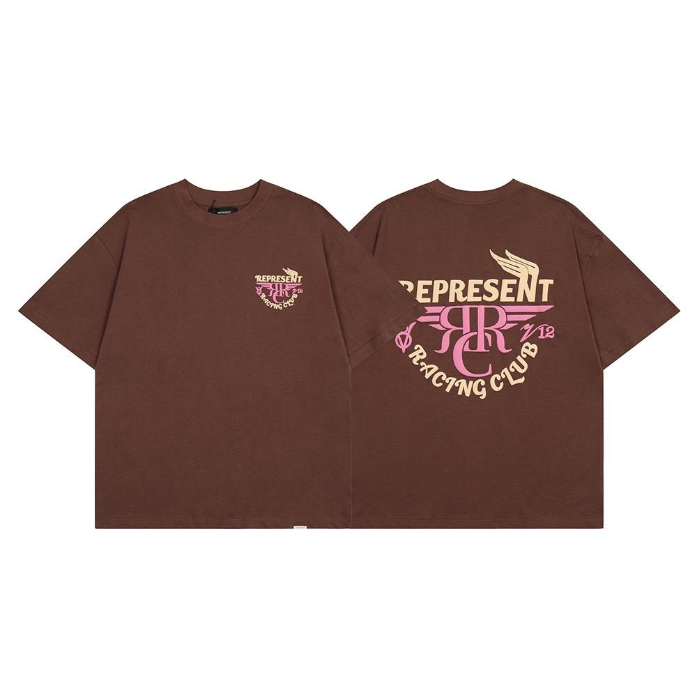 Pure Cotton Letter T-shirt Street  Men And Women  Pattern Printed Casual Tees Y2K Harajuku Gothic Loose Top