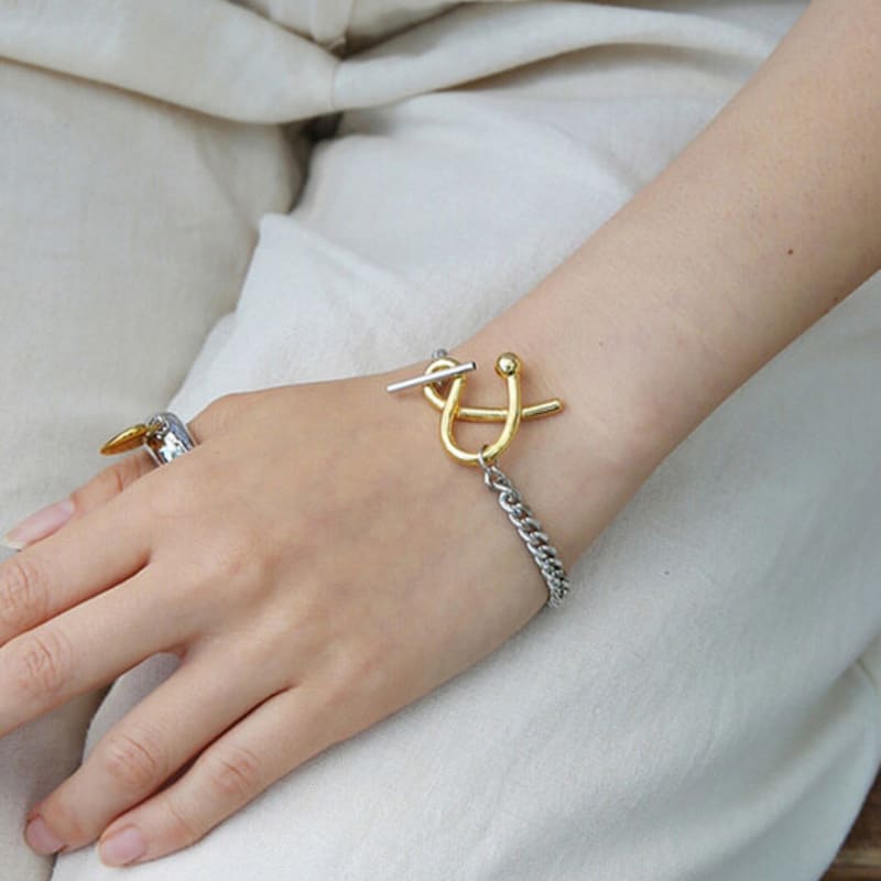 Odds&ends Bold & Chain Bracelet
