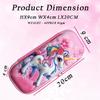 RSINC 3D Unicorn Pencil Box, Large Capacity Pencil Case,  Pencil Box Travel Pouch Bag for School Girls |  E Unicorn Pencil Pouch Pink