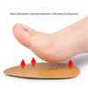 Leather Half-size Pad High-heeled Insole Thickened Cowhide Breathable Sweat-absorbing Forefoot Pad for Comfort