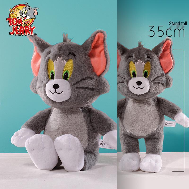 Tom and Jerry Plush Toys - Cute Hugging Dolls for Kids' Birthdays